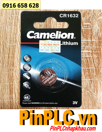 Pin CR1632 _Pin Camelion CR1632; Pin 3v lithium Camelion CR1632 chính hãng /Loại Vỉ 1viên